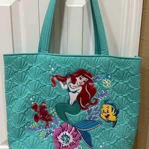 Vera Bradley little mermaid quilted tote